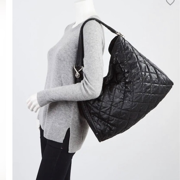 Chanel Le Marias Coated Canvas Hobo - Picture 5 of 14